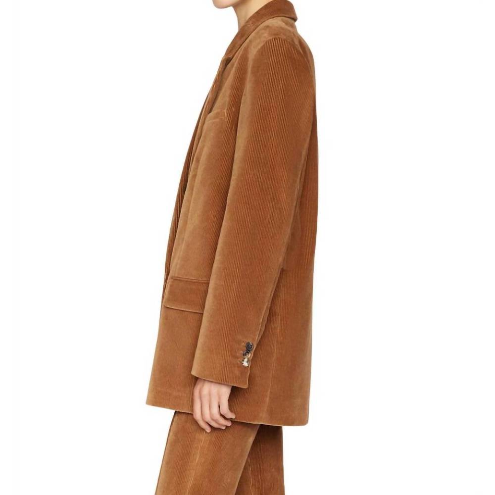 NEW FRAME di cord jacket in camel - Picture 2 of 3